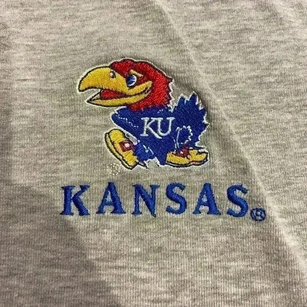 Kansas Jayhawks Concepts sports sleepwear shirt Men‎ size XL color Blue and Gray - Picture 2 of 6